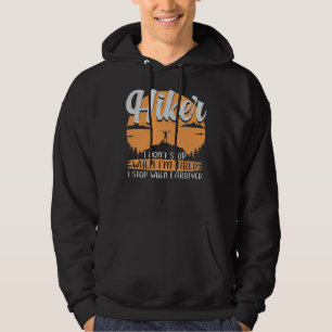 Hiking Hiking Hiker Mountaineering Outdoor 680 mou Hoodie