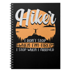 Hiking Hiking Hiker Mountaineering Outdoor 680 mou Notebook
