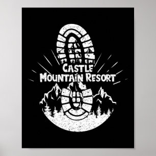 Hiking In Castle Mountain Resort Vacation Ski 1 Poster