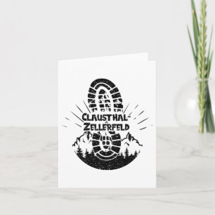 Hiking In Clausthal-zellerfeld Snowboarding Vacati Card