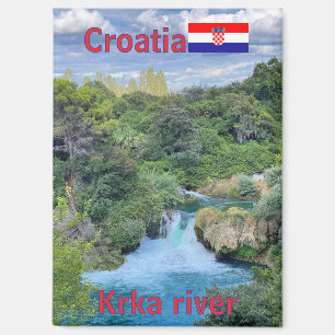 Hiking in Croatia along the Krka river, travel Magnet