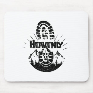 Hiking In Heavenly Western United Vacation Ski Mouse Pad