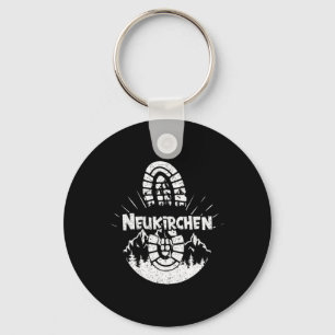Hiking In Neukirchen Germany Vacation Hiker Key Ring