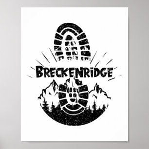 Hiking In Steamboat Usa Vacation Ski Poster