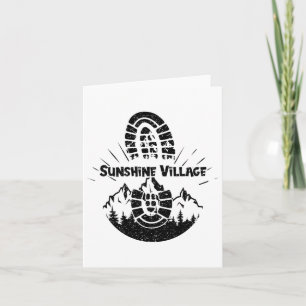 Hiking In Sunshine Village Vacation Ski Card