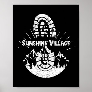 Hiking In Sunshine Village Vacation Ski For Men Wo Poster