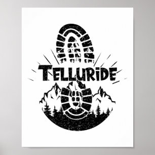 Hiking In Telluride Usa Vacation Ski Poster