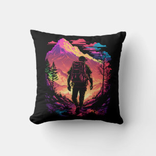 Hiking In The Mountains Cushion