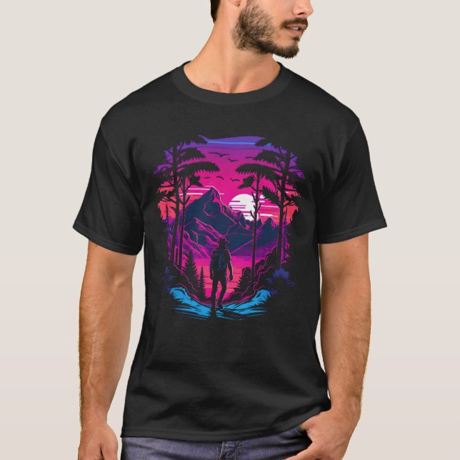 Hiking In The Mountains T-Shirt (Front)