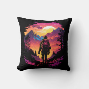 Hiking In The Sunset Cushion