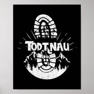 Hiking In Todtnau Germany Vacation Hiker Poster