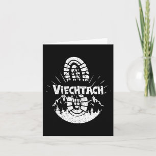 Hiking In Viechtach Germany Vacation Hiker  Card
