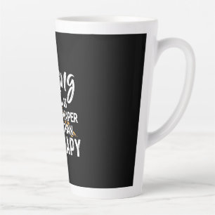 Hiking Is Cheaper Than Therapy Latte Mug