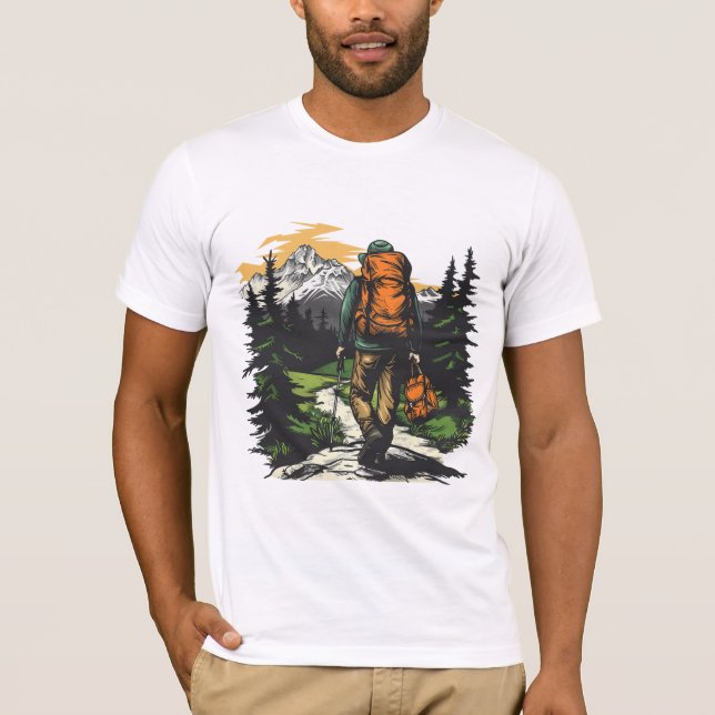 Hiking Is Cheaper Than Therapy T-Shirt (Front)