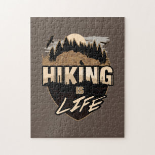 Hiking Is Life Jigsaw Puzzle