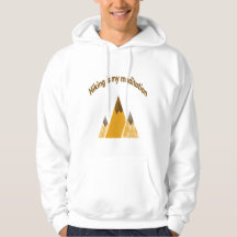 Hiking is meditation hoodie