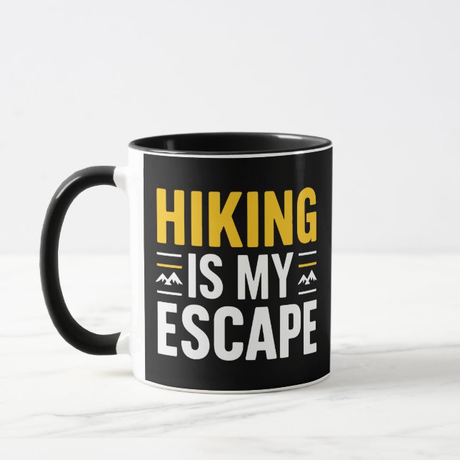 Hiking is My Escape mug  (Left)