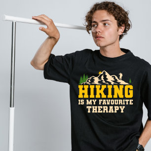 Hiking is my favourite therapy T-Shirt