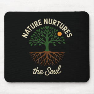 Hiking is therapy funny outdoor nature trail mouse pad