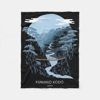 Hiking Japan Kumano Kodo  Fleece Blanket