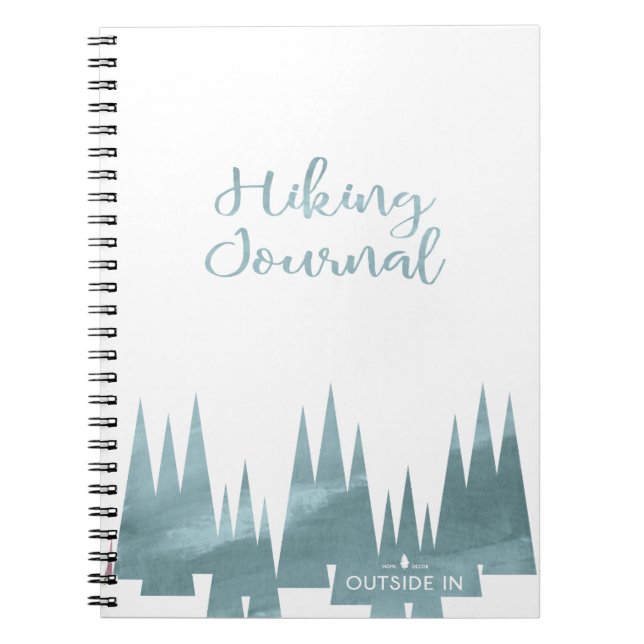 Hiking Journal - Blue (Front)