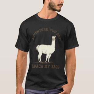 Hiking Lama Alpaka Mountaineering T-Shirt