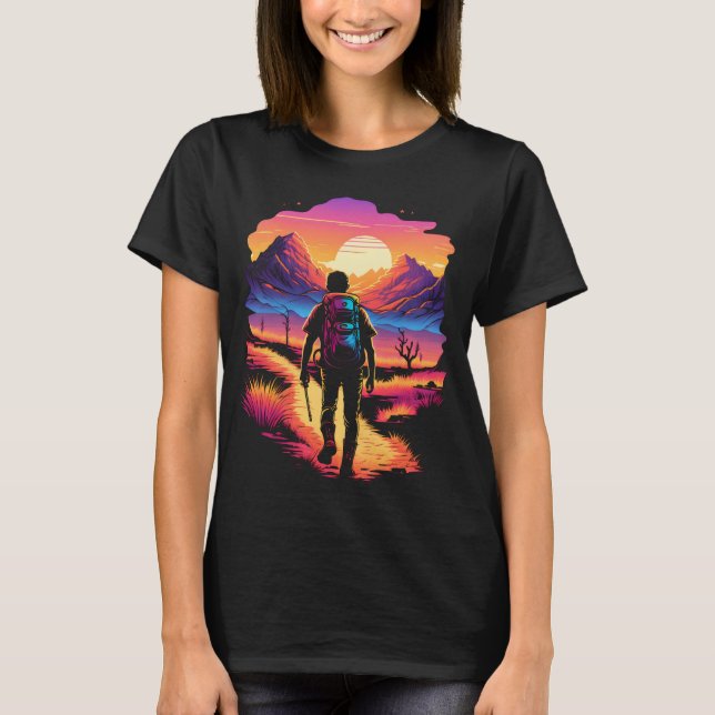 Hiking Landscape T-Shirt (Front)