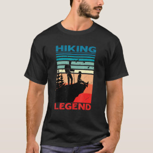 Hiking Legend Outdoor Mountains Adventure Hiker T-Shirt