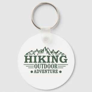 hiking lover key ring