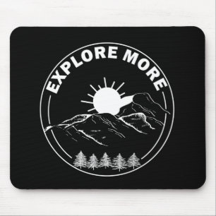 hiking lover mouse pad