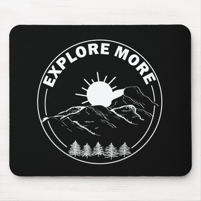 hiking lover mouse pad (Front)