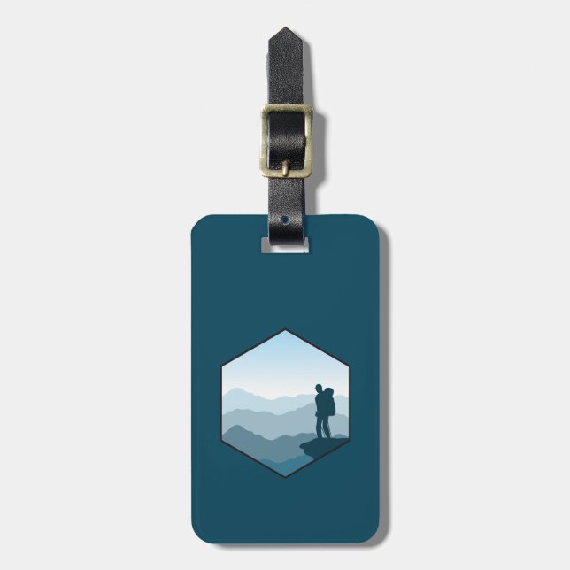 Hiking Luggage Tag (Front Vertical)