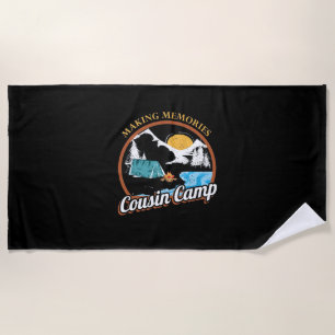 Hiking Memories Cousin Camp Beach Towel