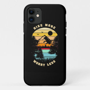Hiking More Worry Less iPhone 11 Case