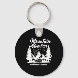 Hiking Mount Sopris - Colorado Mountain Climbing T Key Ring