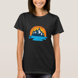 Hiking Mountain Sunset Retro Hike Vintage  6 T-Shirt