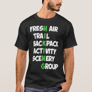 Hiking Mountaineer Climbing on Mountain Eqipment T-Shirt