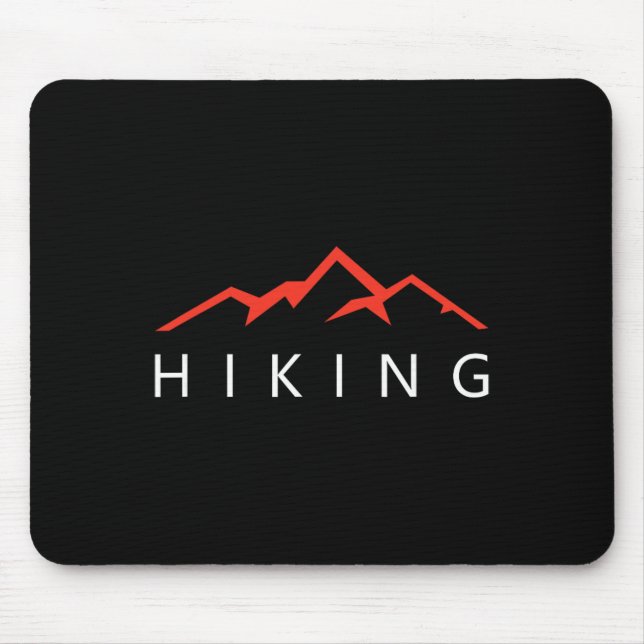 Hiking Mountains Cool Hiker  Mouse Pad (Front)