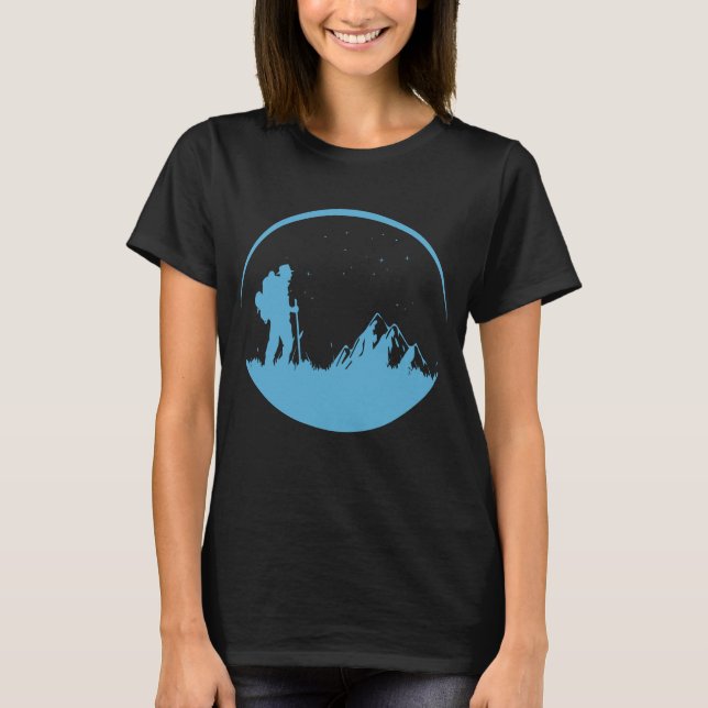 Hiking Mountains T-Shirt (Front)