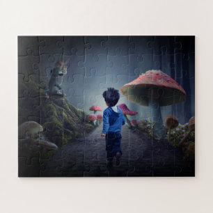 Hiking Mushroom Path Jigsaw Puzzle
