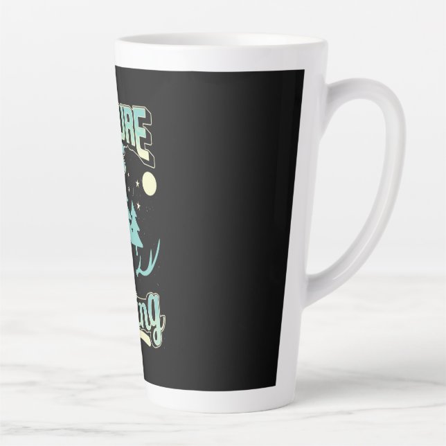 Hiking Nature Is Calling Latte Mug (Right)
