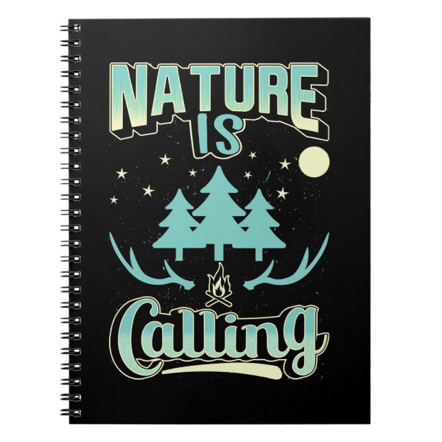 Hiking Nature Is Calling Notebook (Front)