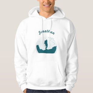 Hiking Nature Landscape Camping Camper Custom Name Hoodie