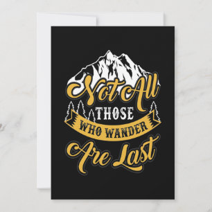 Hiking Not All Those Who Wander Save The Date