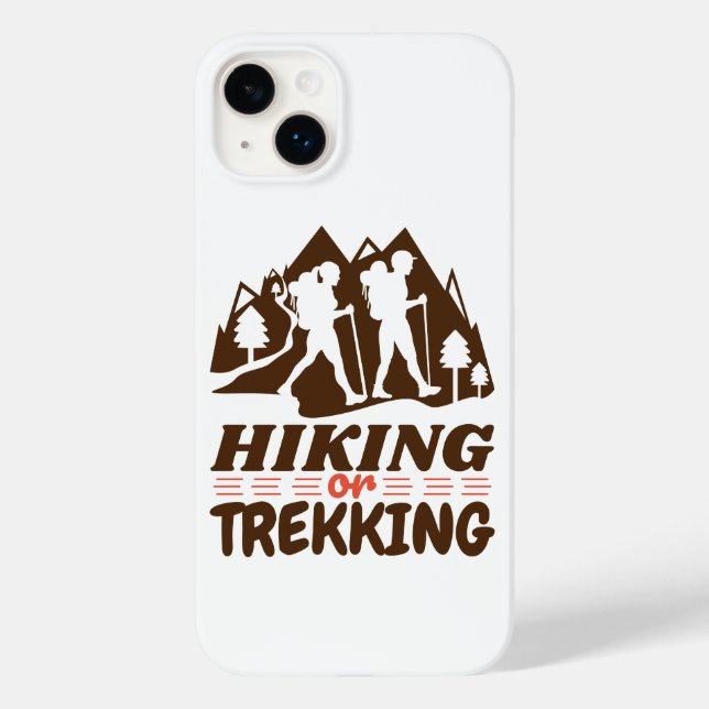Hiking or Trekking Case-Mate iPhone Case (Back)