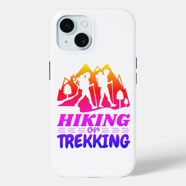 Hiking or Trekking Case-Mate iPhone Case (Back)