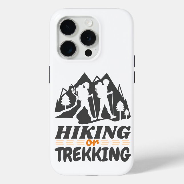 Hiking or Trekking Case-Mate iPhone Case (Back)
