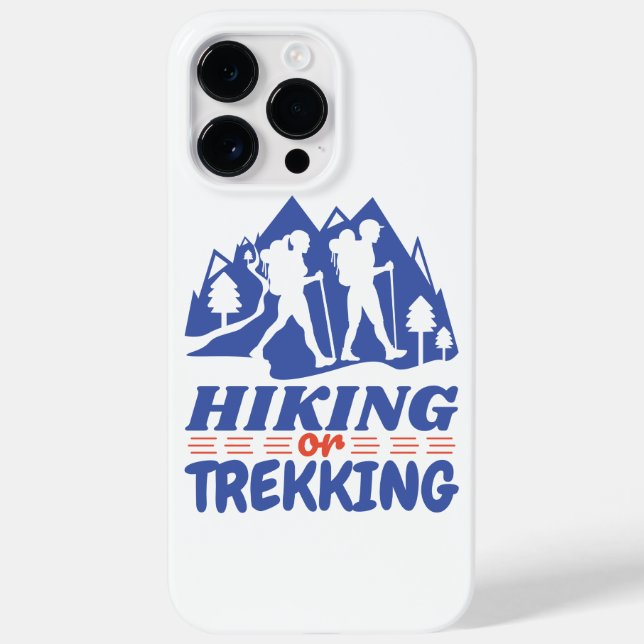 Hiking or Trekking Case-Mate iPhone Case (Back)