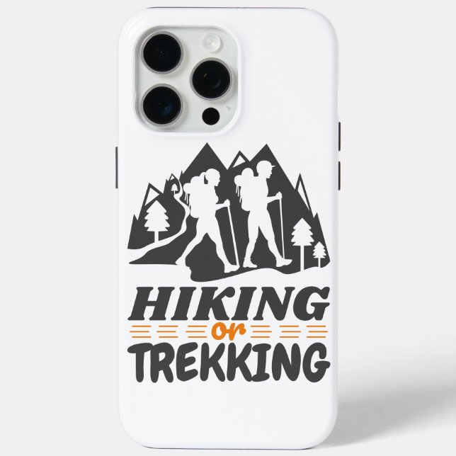 Hiking or Trekking Case-Mate iPhone Case (Back)