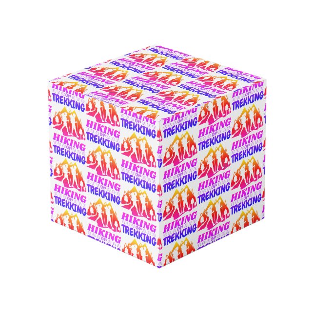 Hiking or Trekking Cube (Front Angled)